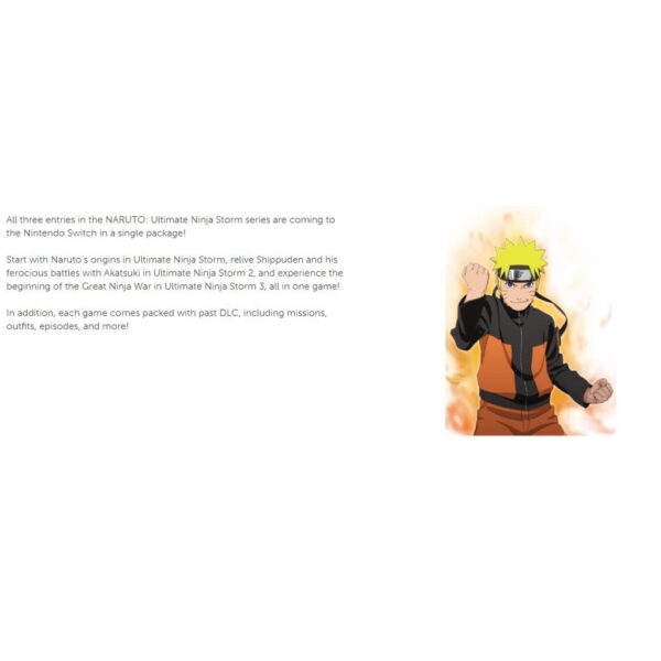 Naruto Shipuden: Ultimate Ninja Storm Trilogy Nintendo Switch - Image 2