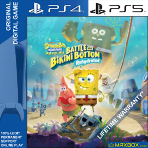 SpongeBob SquarePants Battle for Bikini Bottom Rehydrated PS5 Digital Game