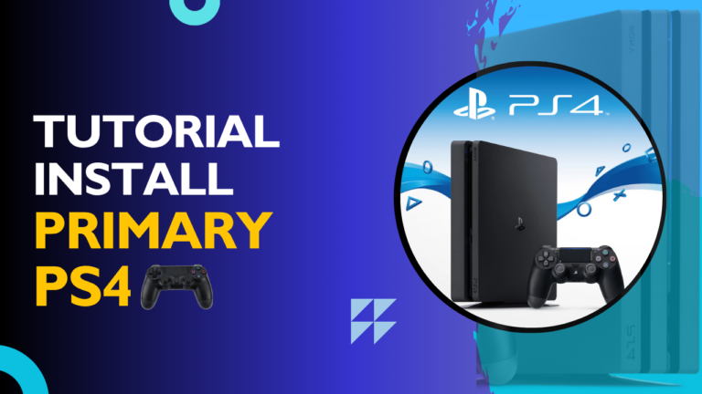 Cara Install Primary Account PS4