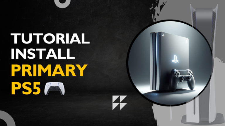 Cara Install Primary Account PS5